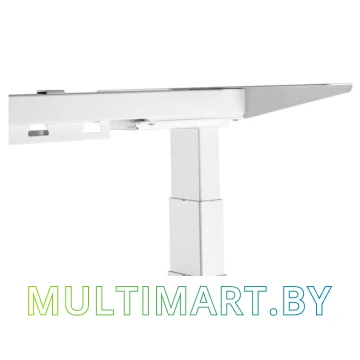 Стол для работы стоя ErgoSmart Unique Ergo Desk 1380x800x18мм (альпийский белый/белый) картинка 3